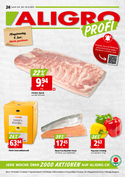 PROFI-Aktionen #24 – gültig vom 9. bis 14. Juni
